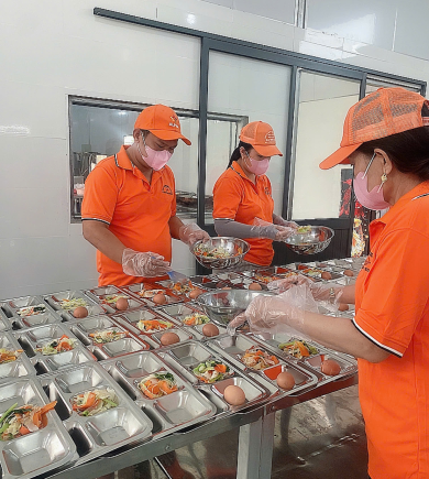 Đơn vị cung cấp suất ăn công nghiệp