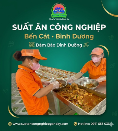 Suất Ăn Công Nghiệp Bến Cát Bình Dương Đảm Bảo Dinh Dưỡng